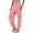 Pink-05, variant on REALiKUN Harem Pants Women Cozy High Waist Yoga Trousers with Pockets Casual Loose Comfy Stretch Workout Lounge Pants
