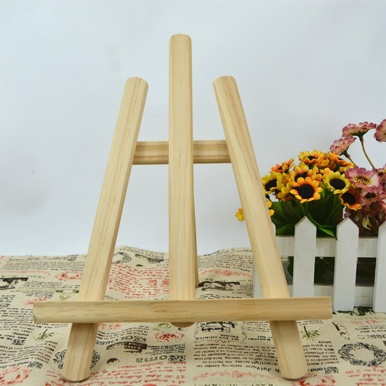 12pcs Mini Wooden Display Easels 7*12cm Wood Easel Stand for Phone Photo  Frame Painting Art