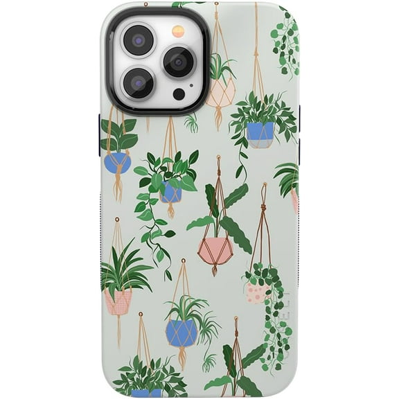 Casely iPhone 14 Pro Case | Hanging Around | Potted Plants Case (Bold   Compatible with MagSafe)