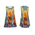 thumbnail image 7 of Pofeuu Refreshing Fruit Infused Drinks Print Women's Sleeveless Dress, Loose Fit Summer Dress, Casual Tank Dress for Women, 7 of 7