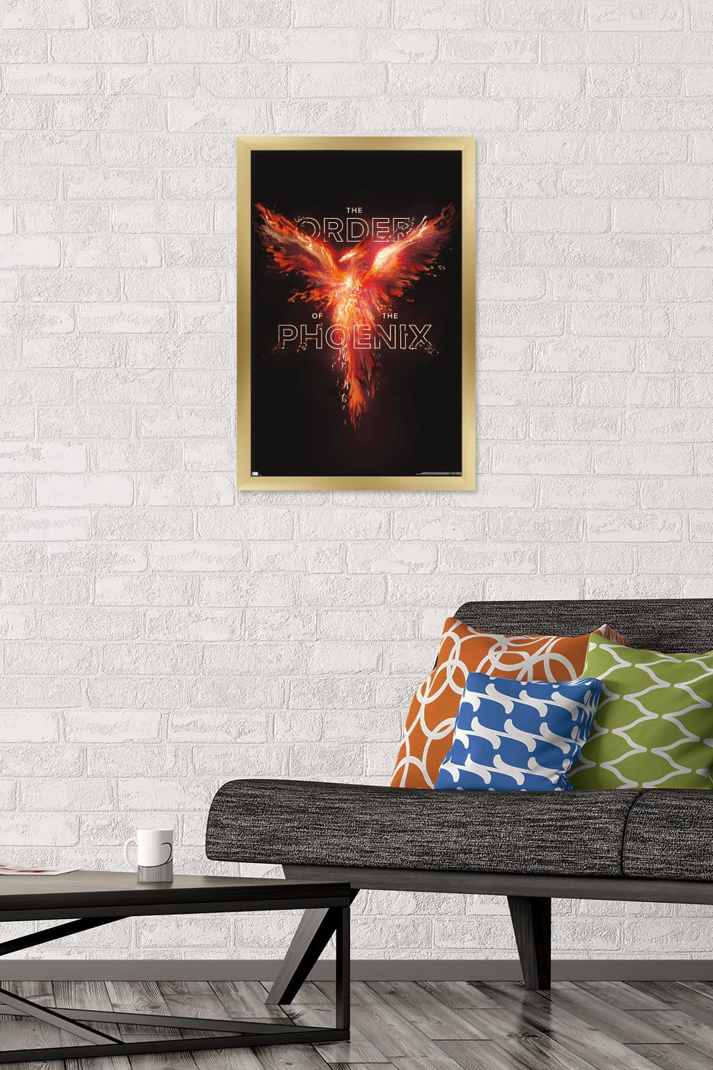 Harry Potter - Order of the Phoenix Magic Wall Poster, 14.725" x 22.375" Framed
