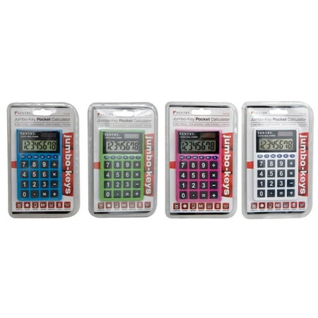 Sentry CA279 Jumbo-Key Pocket Standard Function Calculator
