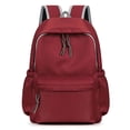 thumbnail image 4 of CUZIBR Kids Backpack Solid Color Drawstring Zipper Closure Elastic Side Pockets School Bag For Girls Travel Daypack Casual Student Middle School Bookbag, 4 of 4