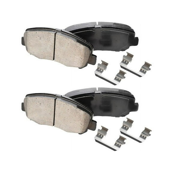 Front Brake Pad Set - Compatible with 2015 - 2017 Chrysler 200 2016