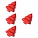 thumbnail image 5 of Bandejas para servir divididas de 4 piezas, bandejas para aperitivos, adornos navideños, aperitivos de viaje rojo, 5 of 9