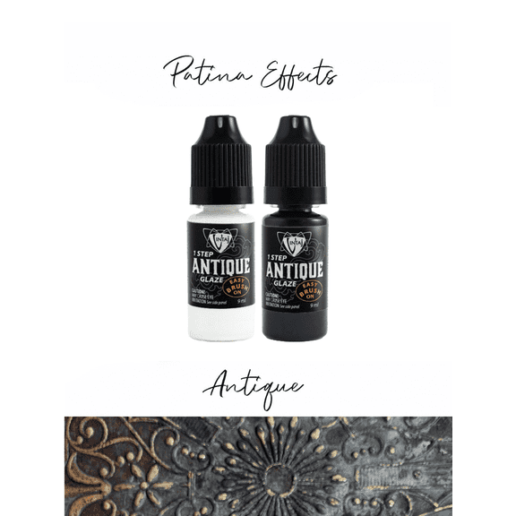 Antique Patina Effects Kit (2pcs), Antique Glaze, Jewelry Craft, Multi-surface