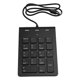 thumbnail image 2 of Mini Teclado Numérico con Cable USB y Concentrador de 3 Puertos USB 2.0, 18 Teclas, para Contabilidad Bancaria., 2 of 5