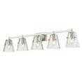 thumbnail image 5 of 1101-5V-BN-Z-Lite-Analia - 5 Light Bath Vanity In Modern Style-9.25 Inches Tall and 45.75 Inches Wide-Brushed Nickel Finish, 5 of 7