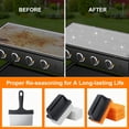 thumbnail image 5 of Griddle Cleaning Kit for Blackstone，Flat Top Grill Cleaning Kit with Grill Stone, Griddle Scraper & Griddle Brush，Works on Hot or Cold Surfaces, 5 of 9