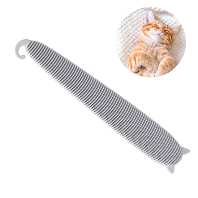 Cepillo para quitar enredos masaje suave peine reciclable para lengua de gato herramienta de aseo para mascotas cepillo para áreas pequeñas y grandes ANGGREK Otros