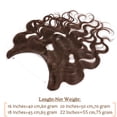 thumbnail image 4 of SEGO Curly Wire in Human Hair Extensions Hidden Hair Extensions with Invisible Band Translucent Fish Line Hairpiece without Clip, 4 of 7