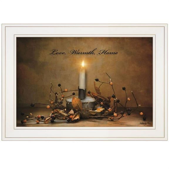 TrendyDecor4U Love, Warmth, Home By Robin-Lee Vieira Wall Art RLV121-226G