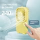 thumbnail image 3 of Handheld Fan Mini Fan Powerful Small Personal Portable Fan Speed Adjustable USB Rechargeable Eyelash Fan 7-Blade Design for Home, Outdoor Activities, 3 of 5