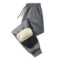 thumbnail image 5 of Water Resistant Pants Men Baggy Sweatpants Men's Baggy Fleece Workout Sweatpants with Pockets Drawstring Lounge Athletic Running Pants, 5 of 5