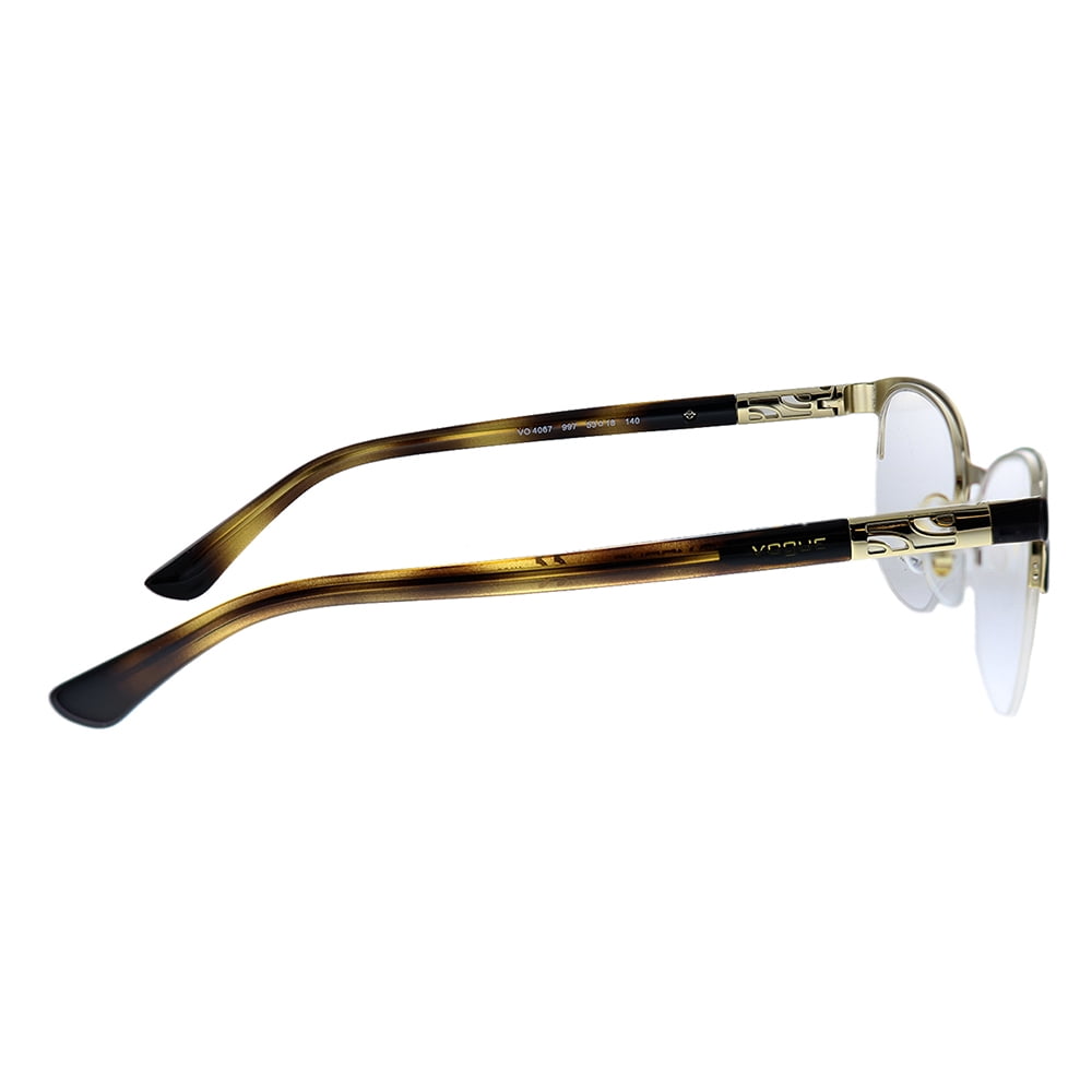 Vogue VO 4067 Metal Womens Butterfly Eyeglasses Brown 53mm Adult