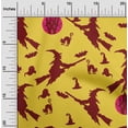 thumbnail image 2 of oneOone Tissu Popeline de Coton Jaune Matériel de Robe d'Halloween Tissu Imprimé Tissu au Mètre 56 Pouces de Large, 2 of 4