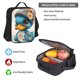 thumbnail image 5 of Easygdp Cute Sunflower Blue Duck Mochila para Niños y Niñas con Set de Caja de Almuerzo y Estuche para Lápices 3 en 1, Mochila Escolar Estampada para Adolescentes, 5 of 7