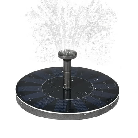 - Solar-power Fountain Brushless Pump Plants Watering Kit with Monocrystalline Solar Panel for Bird Bath Garden Pond Energy-saving Environmental-friendly Universal
