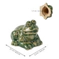thumbnail image 2 of USHOBE Decorative Screw Caps Frog Synthesis Resin Olive Green 1Pack, 2 of 8