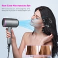 thumbnail image 3 of Zootealy Hair Dryer with Ionic Tech Quick Drying 3 Nozzles Diffusers 3 Heat Settings & 2 Speed Hot / Cold Wind Blow Dryer Portable Hair Styling Tools for Home Salon Travel, 3 of 8