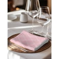 thumbnail image 6 of Pink White Stripes Cloth Napkins Set of 8 Reusable Dinner Napkins, Simple Geometric Modern Monochrome Cocktail Napkin Washable Table Napkins for Wedding/Holiday Party/Baby Shower 20"x20", 6 of 7