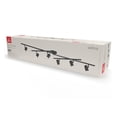 thumbnail image 6 of Globe Electric Minimalist 6-Light Foldable Matte Black LED Integrated Track Lighting with Center Swivel Bars, 6 of 7