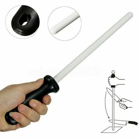 

GWONG 29cm Handheld Multifunctional Kitchen Knife Sharpener Sharpening Rod Whetstone