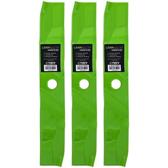LawnRAZOR Blade Exmark Lazer Z Turf Tracer 48 inch Deck 103-6391 Mulching 3 Pack 810-CBL2478D