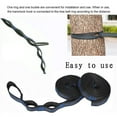 thumbnail image 3 of 2/1PCS High Bearing Capacity Hammock Straps Breaking Strength Polyester Hammock Belt Rope With Ring Buckle Camping Accessories, 3 of 10