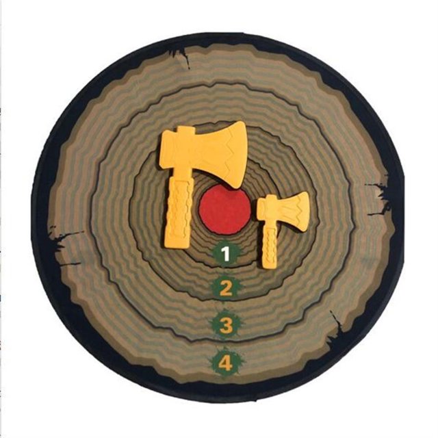 Sticky Axe Throwing Game Set Competitive Toy Self-adhesive Toss Target Wall Interactive Sports for Indoor Outdoor Halloween