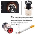 thumbnail image 2 of Cargador De Teléfono Móvil De Doble Apertura Dc12/24V, Encendedor De Cigarrillos 4.2A, Divisor De Encendedor De Coche Usb Dual, Resistente A Altas Temperaturas Noticed VI004218-00, 2 of 7