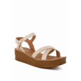 thumbnail image 3 of London Rag Sephone Woven Square Toe Womens Wedges, 3 of 9