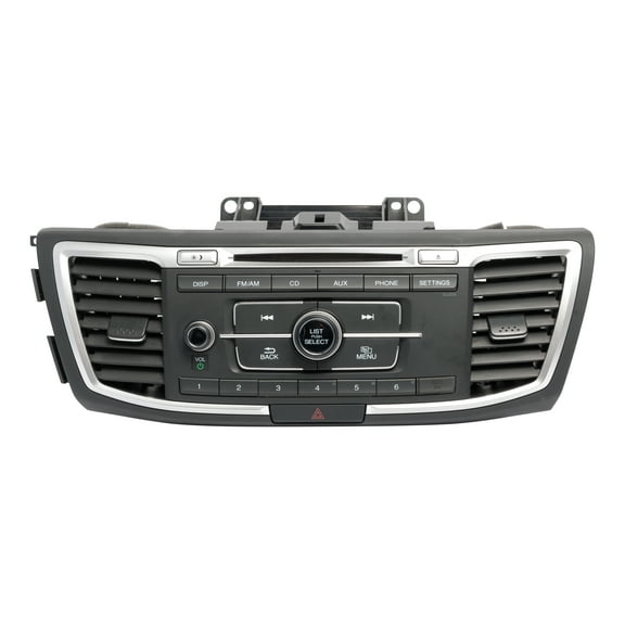 Restored 20162017 Honda Accord AM FM Radio Receiver Single Disc CD Player 39100T2FA001 (Refurbished)