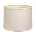 thumbnail image 5 of HomeRoots 470199 18 in. Throwback Drum Linen Lampshade White, 5 of 6