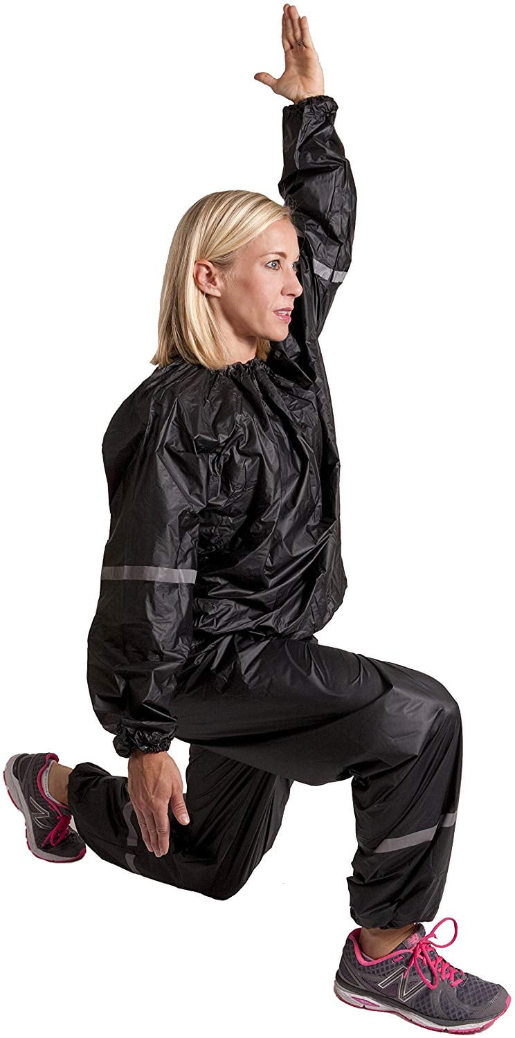 plastic jogging suit