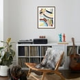 thumbnail image 4 of Art.com Mosaic Curve I Art Print by June Vess, Brown Frame Wall Art, 23" x 29", 4 of 5