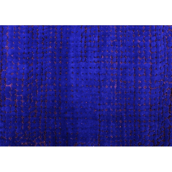 Ahgly Company Indoor Rectangle Abstract Pink Modern Area Rugs, 8' x 12'