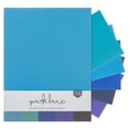 thumbnail image 5 of Cardstock 8.5 x 11 Paper Pack - Assorted Colored Scrapbook Paper 65lb - Double Sided Card Stock for Crafts, Embossing, Cardmaking - 50 Sheets, Solid Core, Blues, 5 of 6