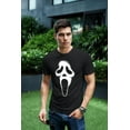 thumbnail image 3 of Ghost Face Scary Halloween Costume Shirt Funny Movie Unisex Men's T-shirt, M, Black, 3 of 6