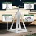thumbnail image 4 of RV Stack Jacks 4 Pack with Storage Bag, Aluminum Stabilizer Jacks for RV Trailer Camper, Single Support Up to 6000 Lbs, Adjustable from 11" to 17", 4 of 5