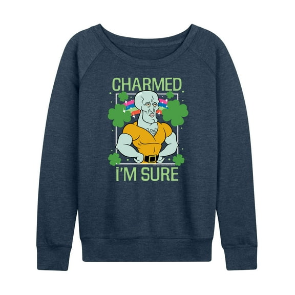 SpongeBob SquarePants - Charmed Im Sure - Women's Lightweight French Terry Long Sleeve Shirt