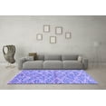 thumbnail image 3 of Ahgly Company Indoor Rectangle Abstract Purple Modern Area Rugs, 5' x 7', 3 of 4