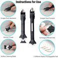thumbnail image 4 of Graflsoa 32-Piece Multi-Purpose Caulking Tool Kit with Stainless Steel Nozzles, Scrapers, Brushes, and Storage Box for Kitchen, Bathroom, and Window Maintenance, 4 of 6