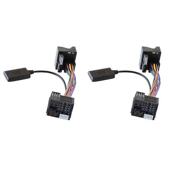 Adaptador auxiliar Para receptor de audio Bluetooth 5.0 Para automóvil de 2 piezas shaofei cabina auxiliar Bluetooth negra