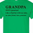 thumbnail image 4 of Inktastic Grandparents Day Grandpa Like a Dad but with No Rules T-Shirt, 4 of 5