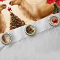 thumbnail image 4 of Manfei Rustic Western Floral Curtains Pack of 2 (42x84 Each),Red Christmas Berry Curtains Blackout,Jungle Animal Deer Bedroom Curtains For Girls Boy,Super Cozy Room Decor, 4 of 6