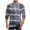 Black, variant on Kukoosong Men's T-Shirts Casual Tie-Dye Print Long Sleeve Tops Athletic Wear Graphic Pullover Top