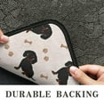 thumbnail image 6 of Dachshund Dog Door Rugs,Washable Non Slip Door Mats Indoor,Decorative Door Mats,Entry Mat Indoor for Entrance,Bedroom,Kitchen,Bathroom,30"x17", 6 of 6