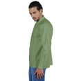 thumbnail image 4 of Atasi Chemise Henley Indienne pour Hommes Manches Longues Col Mandarin Court Kurta Décontracté, 4 of 7