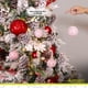thumbnail image 3 of Esferas para árbol de navidad Artego de 8 cm de diámetro paq 18 esferas Rojo *Línea Detail Con: 2 estilos emboss y un cromado, para colgar Christmas ornaments, 3 of 7